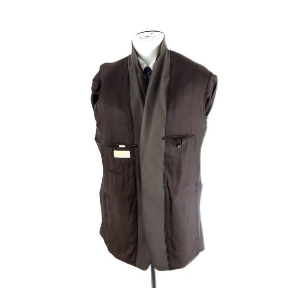 Michael Kors Wool 2‎ Button Blazer 42L Beige - Picture 9 of 10